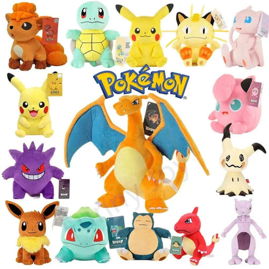  Pokemon Plush Toys Gengar Pikachu Charizard Soft Gift -  ToylandEU™