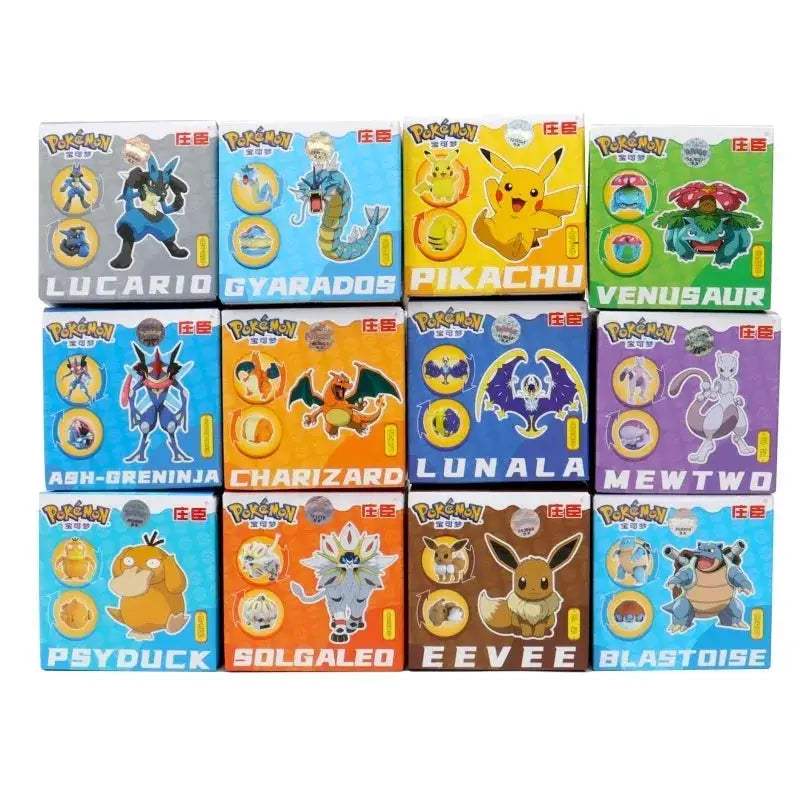Pokemon Pokeball Anime Figures Toys, Pikachu Gengar Dragonite Snorlax Lapras Pocket Pokeball Toys - ToylandEU