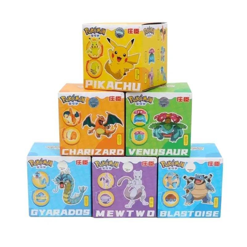 Pokemon Pokeball Anime Figures Toys, Pikachu Gengar Dragonite Snorlax Lapras Pocket Pokeball Toys - ToylandEU