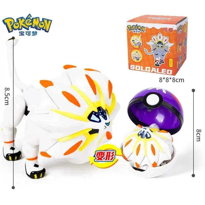 Pokemon Pokeball Anime Figures Toys, Pikachu Gengar Dragonite Snorlax Lapras Pocket Pokeball Toys - ToylandEU