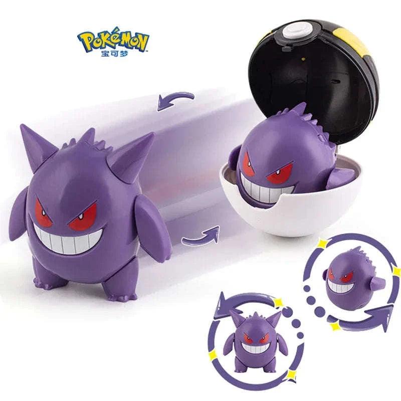 Pokemon Pokeball Figures Exclusive Collectible Mini PVC Toys