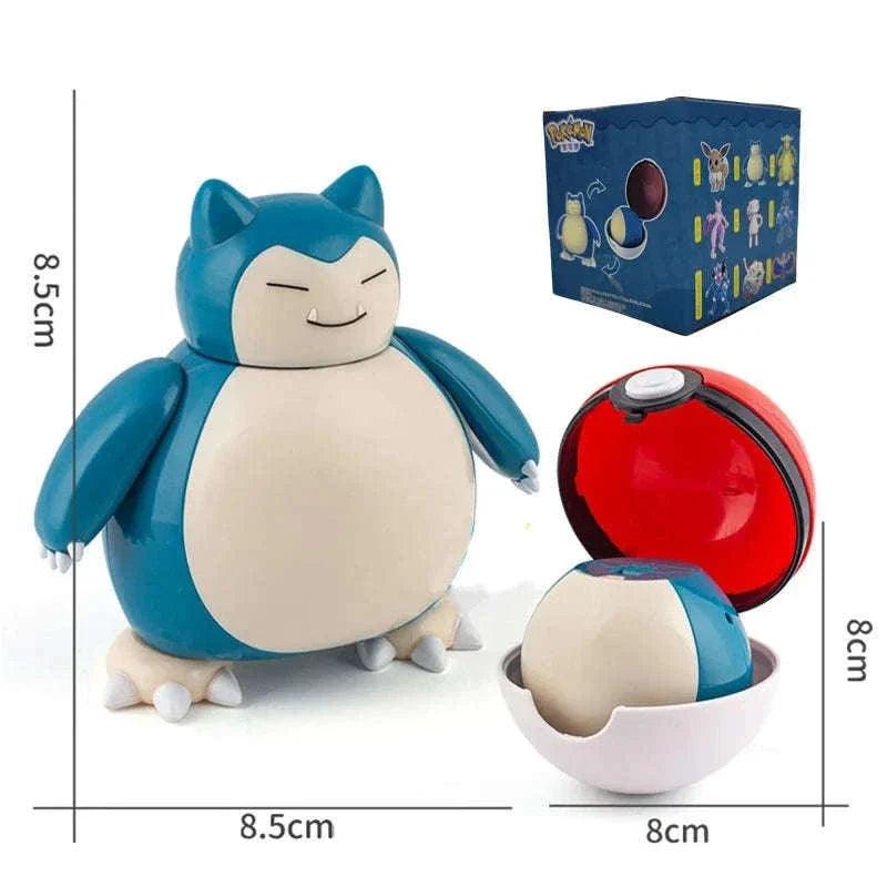Pokemon Pokeball Figures Exclusive Collectible Mini PVC Toys