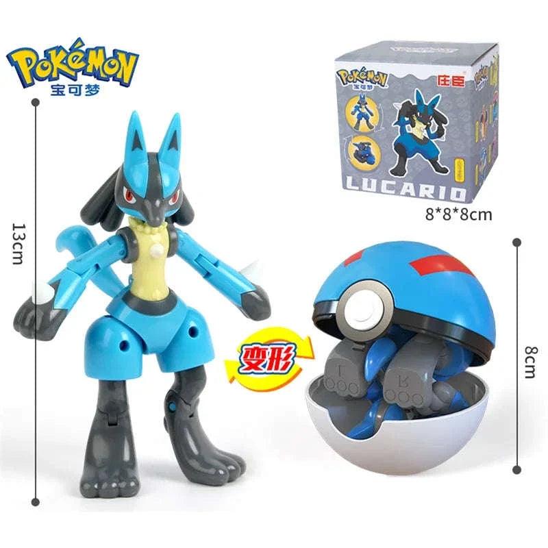 Pokemon Pokeball Figures Exclusive Collectible Mini PVC Toys
