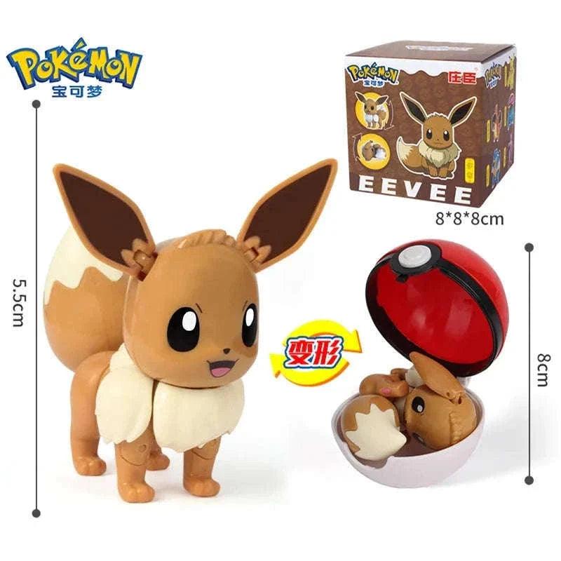 Pokemon Pokeball Figures Exclusive Collectible Mini PVC Toys