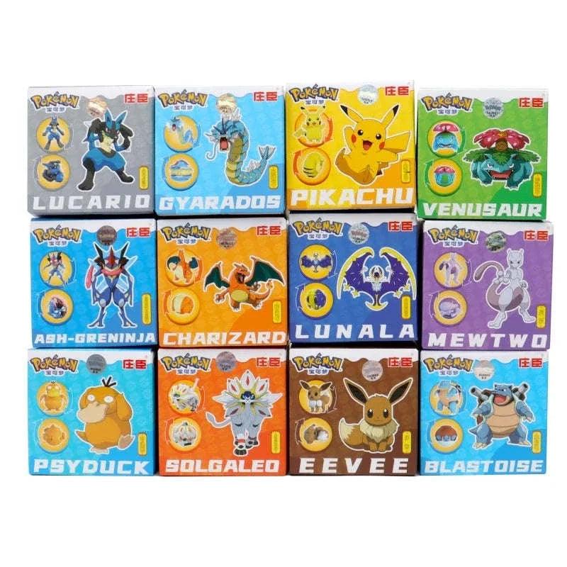 Pokemon Pokeball Figures Exclusive Collectible Mini PVC Toys