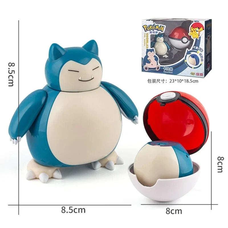 Pokemon Pokeball Figures Exclusive Collectible Mini PVC Toys