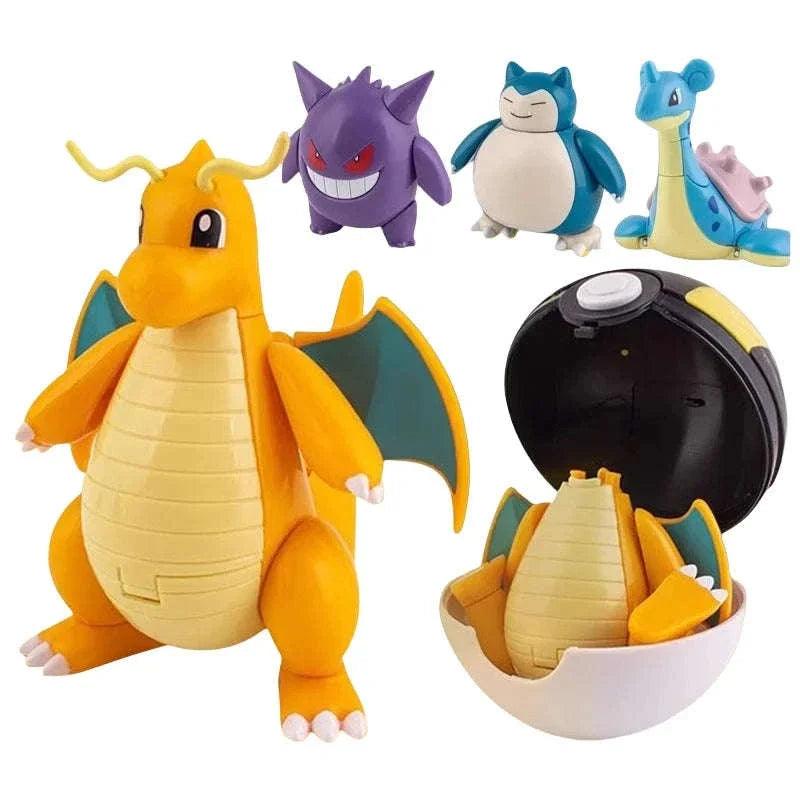 Pokemon Pokeball Figures Exclusive Collectible Mini PVC Toys