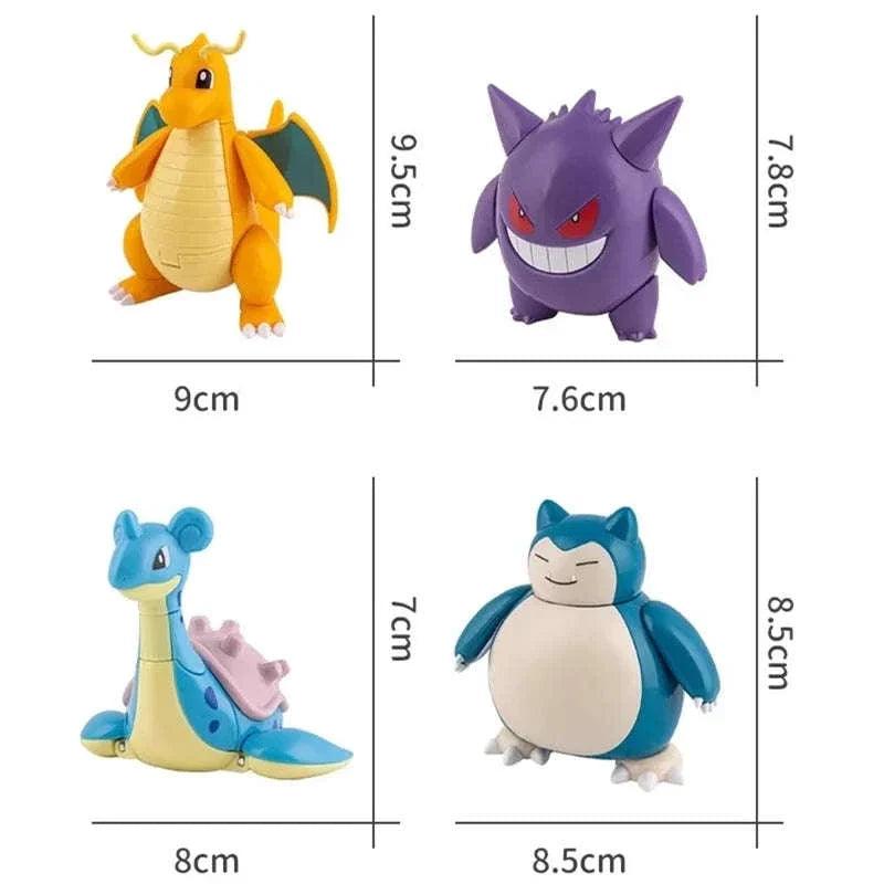 Pokemon Pokeball Figures Exclusive Collectible Mini PVC Toys