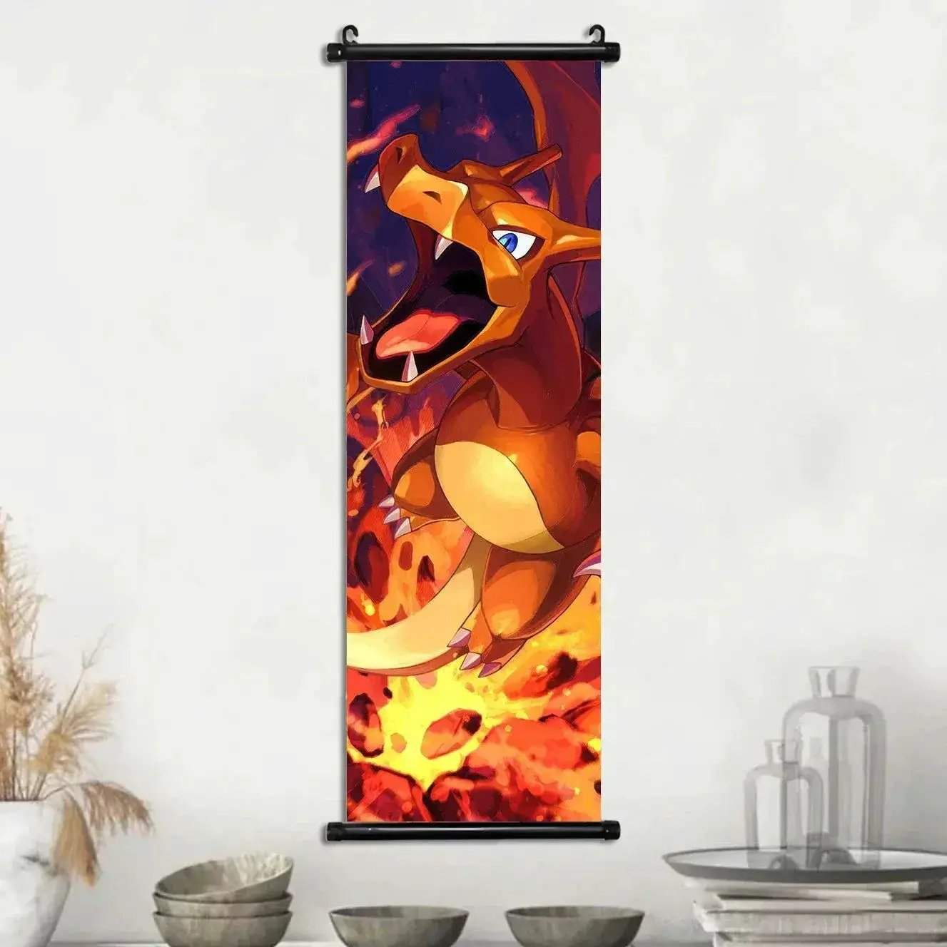 Pokémon Canvas Scroll Art Posters Vibrant Wall Decor - ToylandEU