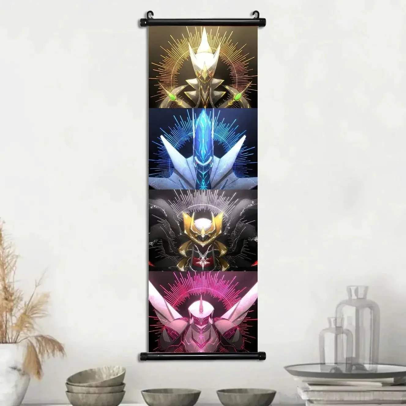 Pokémon Canvas Scroll Art Posters Vibrant Wall Decor - ToylandEU