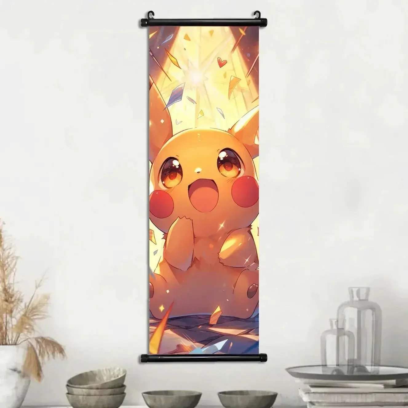 Pokémon Canvas Scroll Art Posters Vibrant Wall Decor - ToylandEU