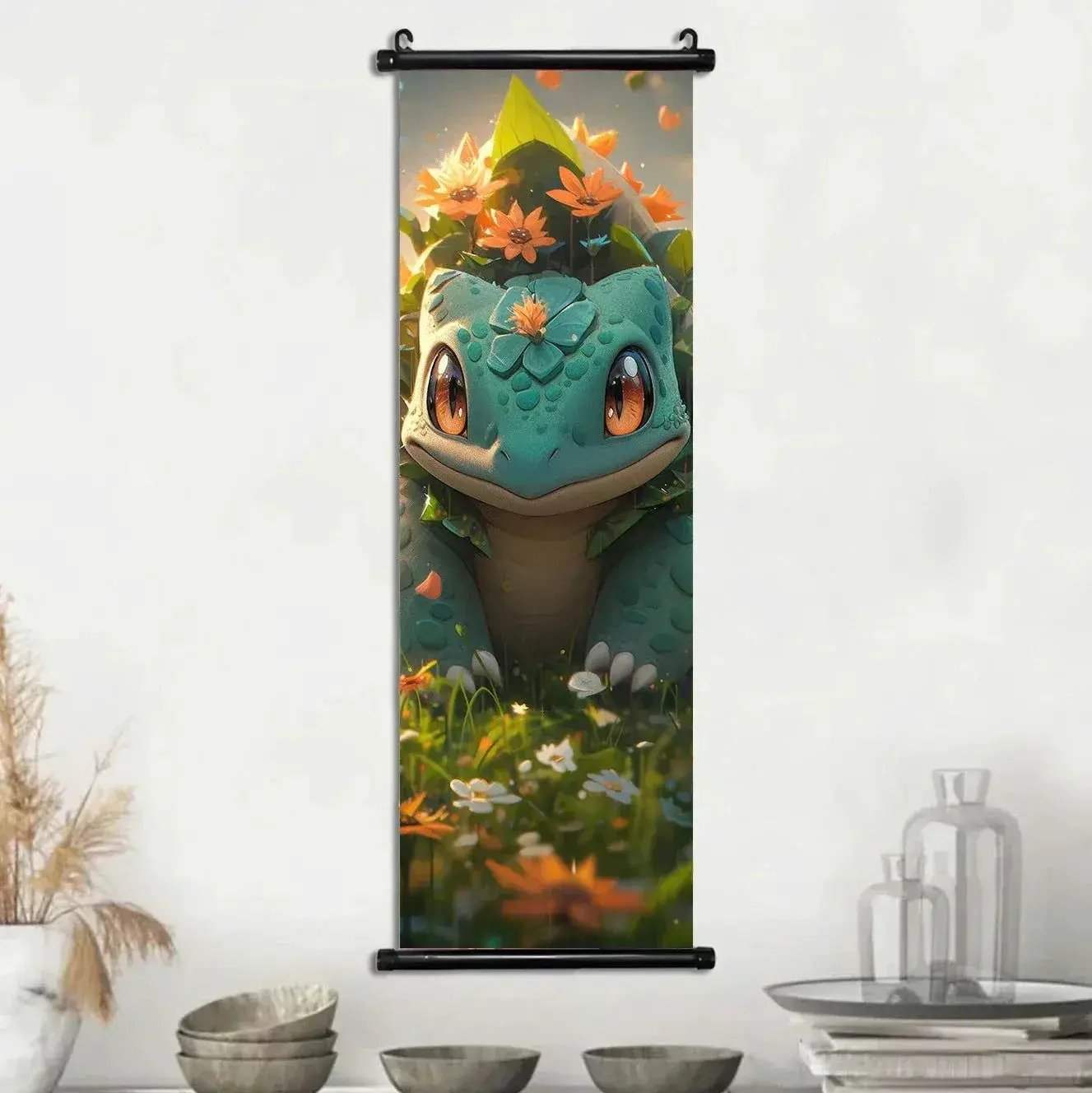 Pokémon Canvas Scroll Art Posters Vibrant Wall Decor - ToylandEU