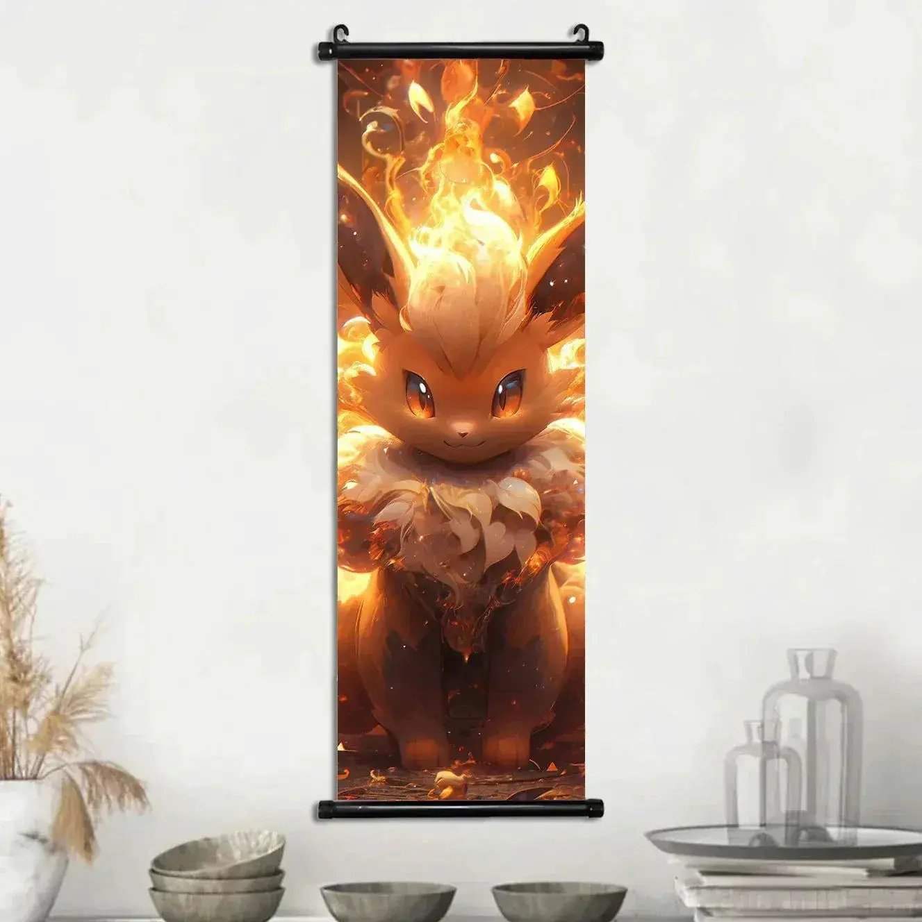 Pokémon Canvas Scroll Art Posters Vibrant Wall Decor - ToylandEU