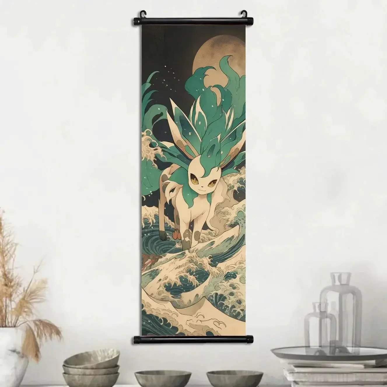 Pokémon Canvas Scroll Art Posters Vibrant Wall Decor - ToylandEU