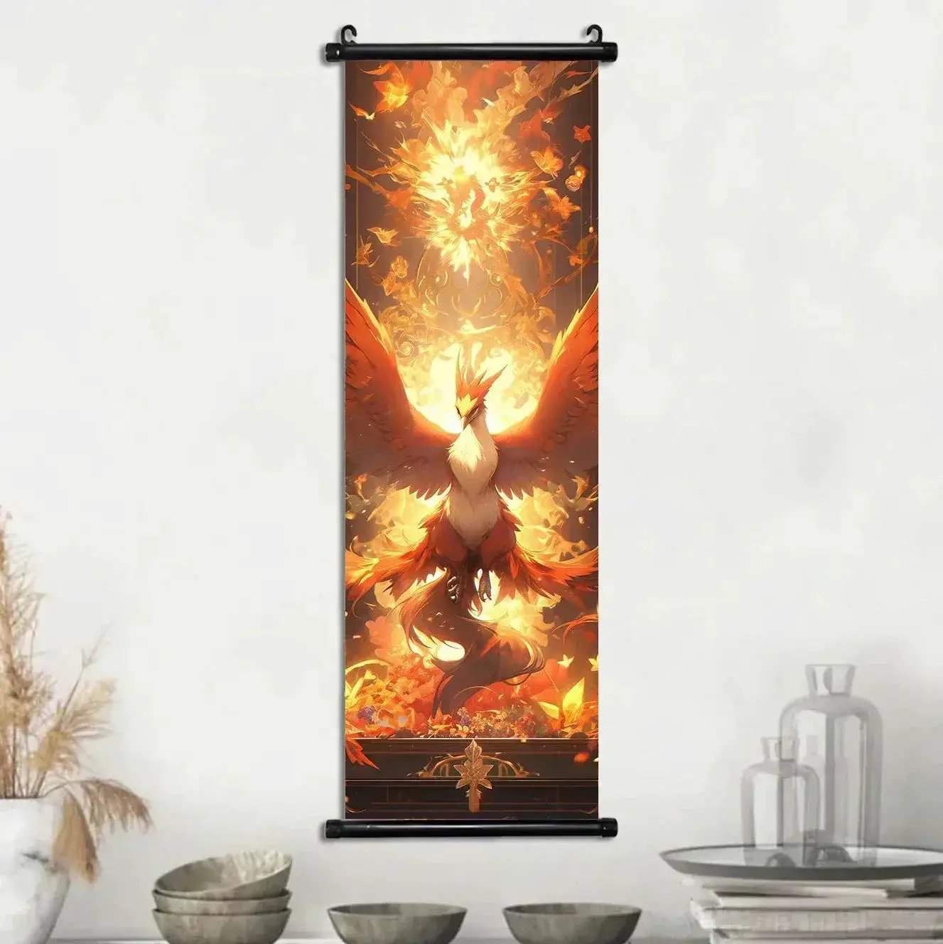 Pokémon Canvas Scroll Art Posters Vibrant Wall Decor - ToylandEU