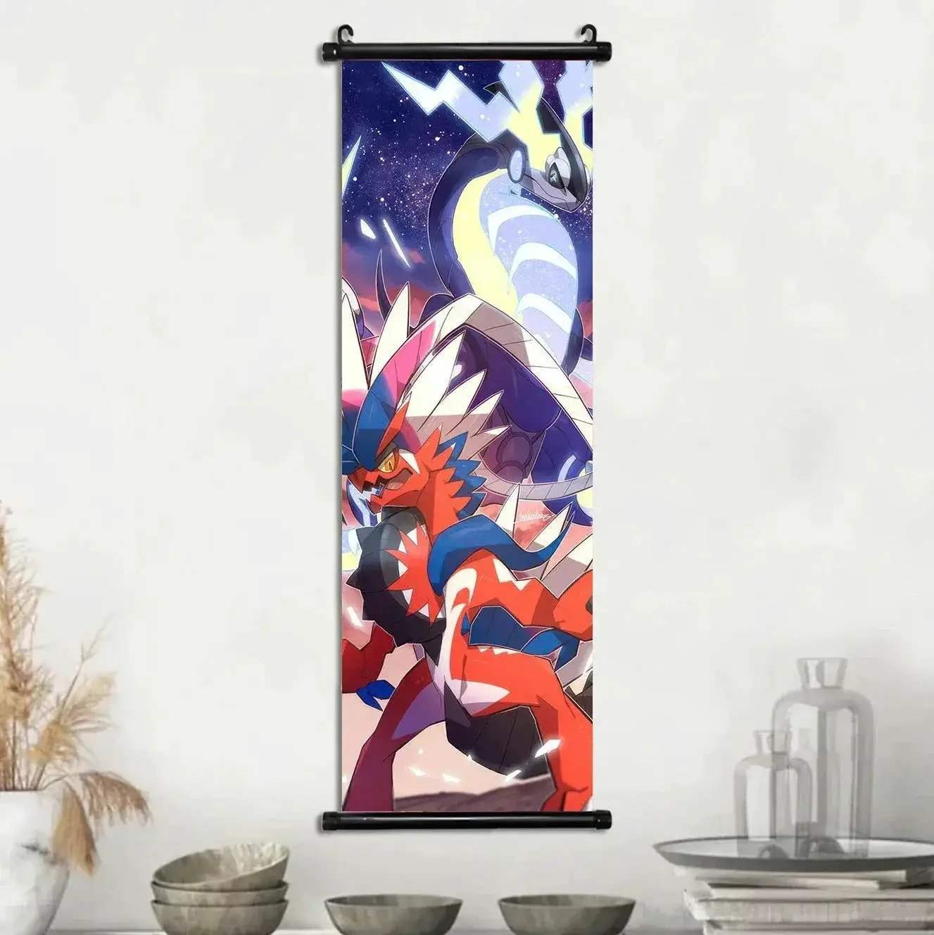 Pokémon Canvas Scroll Art Posters Vibrant Wall Decor - ToylandEU