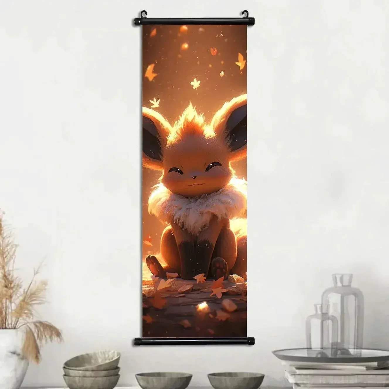Pokémon Canvas Scroll Art Posters Vibrant Wall Decor - ToylandEU