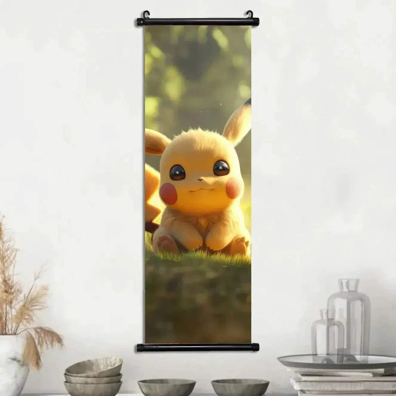 Pokémon Canvas Scroll Art Posters Vibrant Wall Decor - ToylandEU
