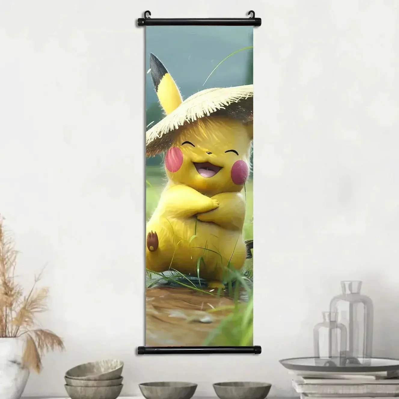 Pokémon Canvas Scroll Art Posters Vibrant Wall Decor - ToylandEU