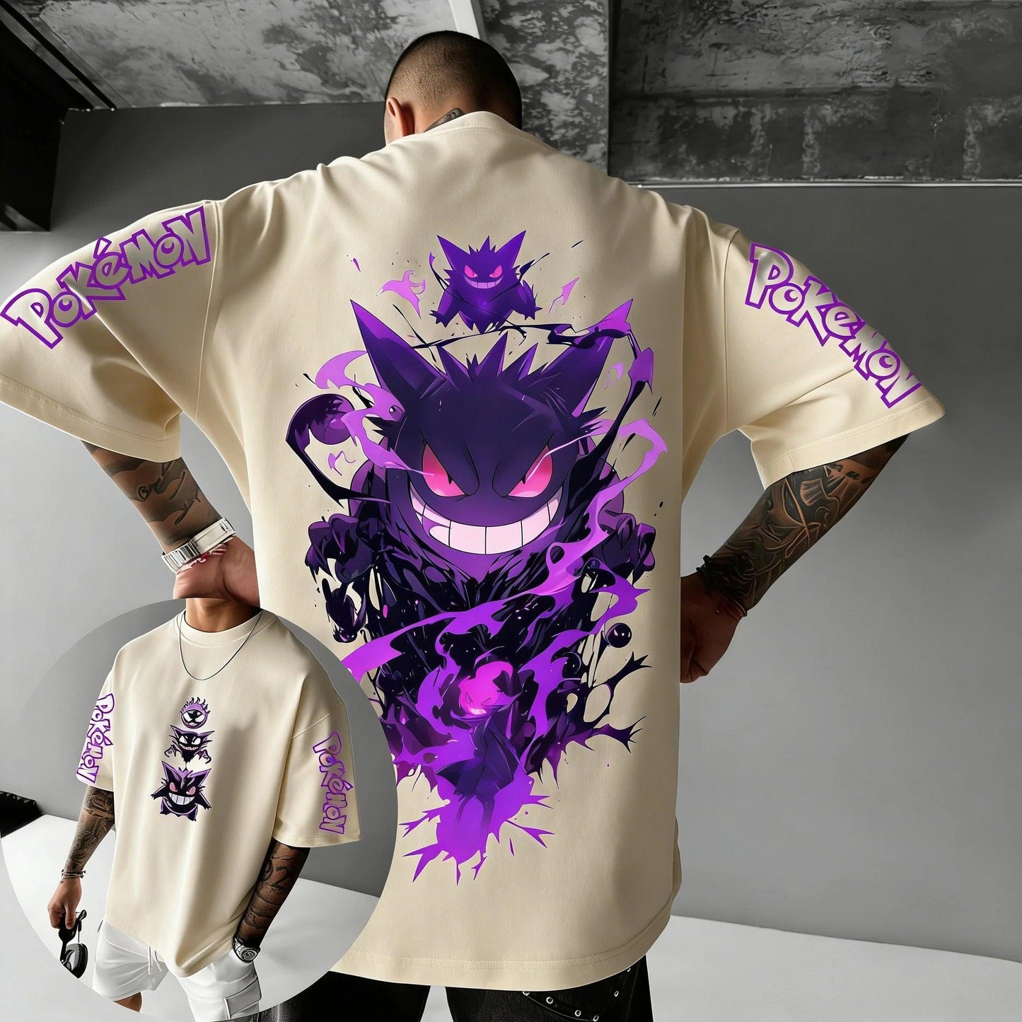 Pokemon T Shirt | Gengar Koffing Fusion | Toylandeu™