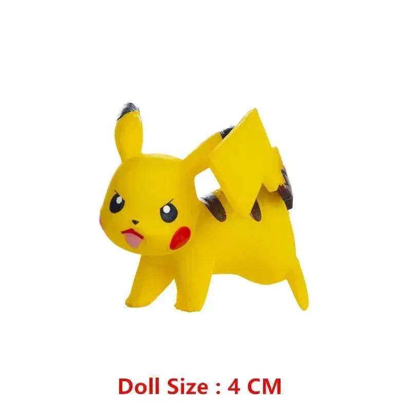 Pokemon Anime Figures Pikachu Mewtwo Charmander Blastoise Gurado Pet Action Model Toy Gifts 4-13 CM - CLOUDANIMESTUDIO