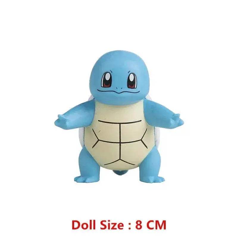 Pokemon Anime Figures Pikachu Mewtwo Charmander Blastoise Gurado Pet Action Model Toy Gifts 4-13 CM - CLOUDANIMESTUDIO