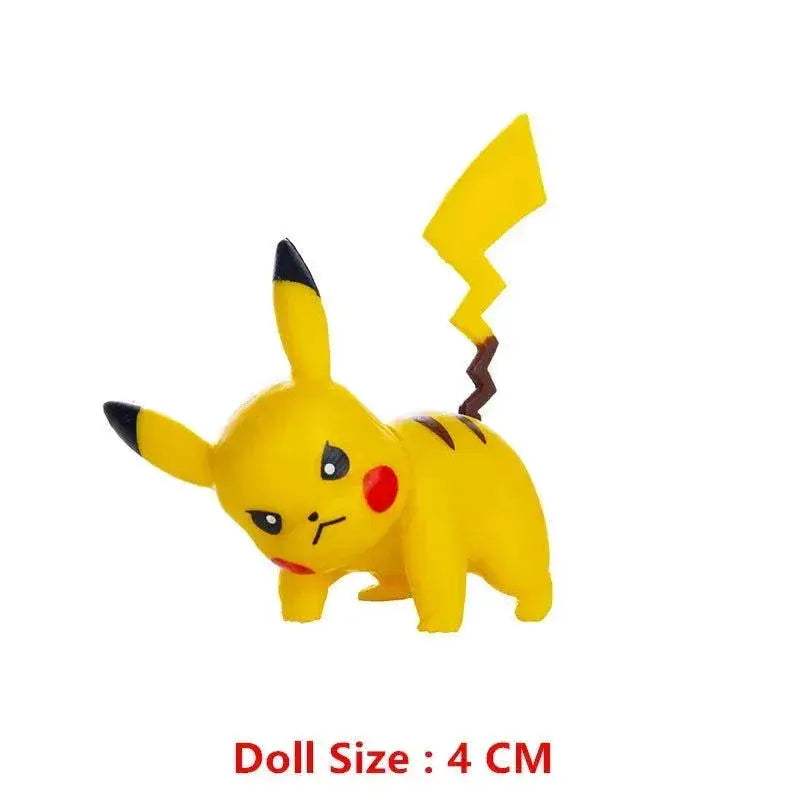 Pokemon Anime Figures Pikachu Mewtwo Charmander Blastoise Gurado Pet Action Model Toy Gifts 4-13 CM - CLOUDANIMESTUDIO