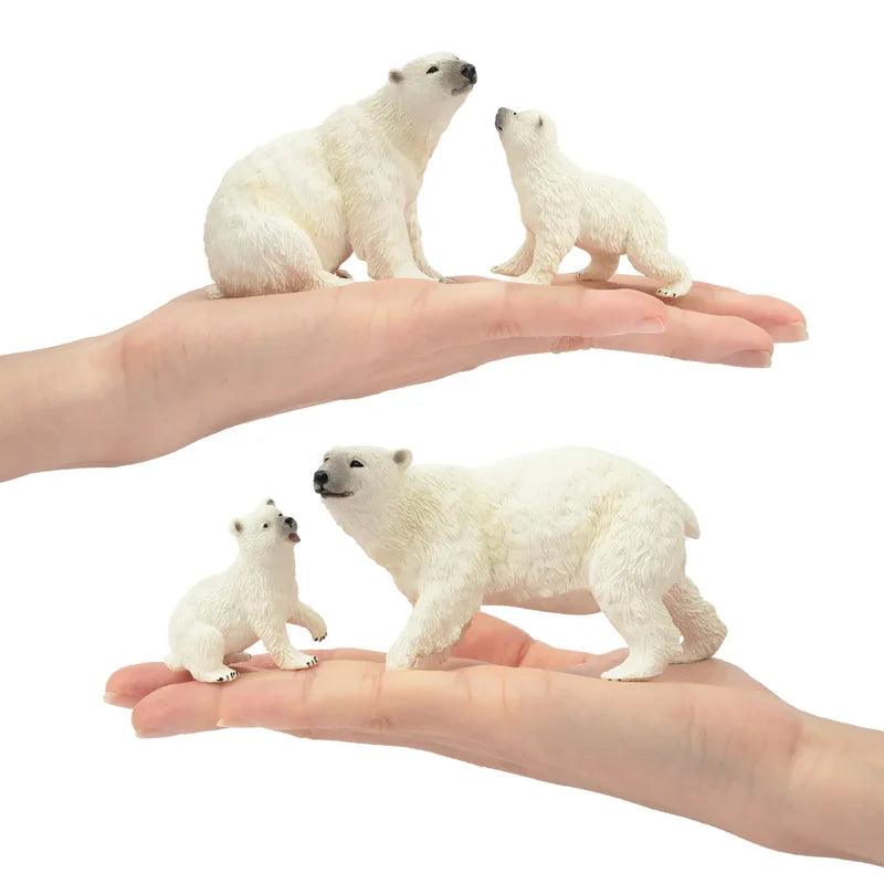  Polar Bear Figures | Mini PVC Figurines | Toylandeu™ 