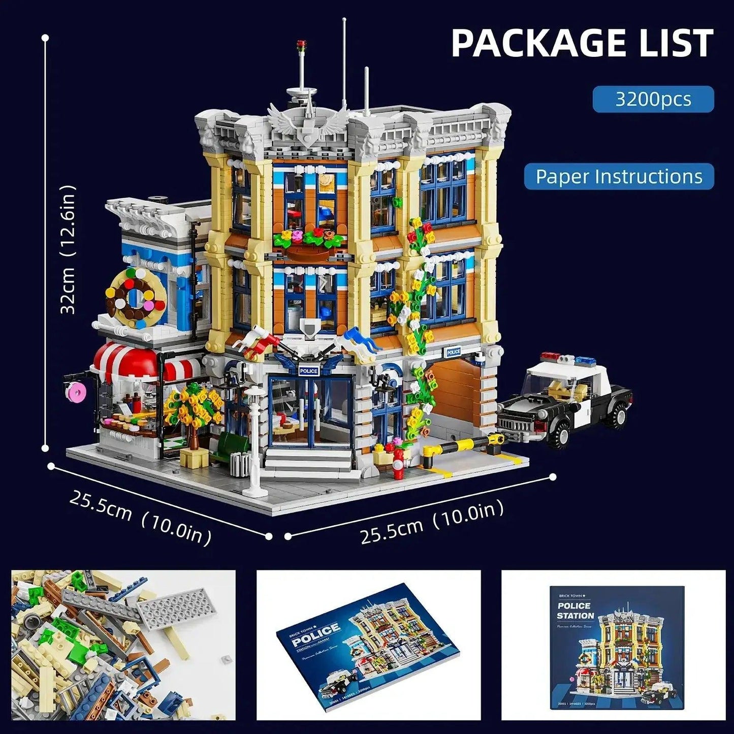  Police Station Building Blocks Set 3200 Pieces Lego -  ToylandEU™