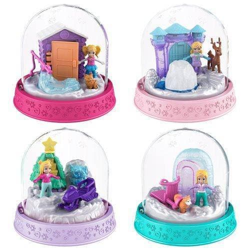 Polly Pocket Globe Ornament | Winter Cabin | Toylandeu™
