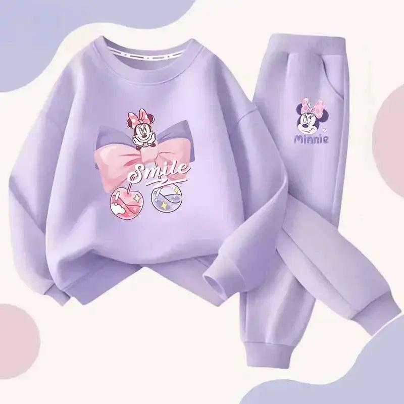  Polyester 4 To 6Y Minnie Bowknot Hoodie And Pants Set -  ToylandEU™
