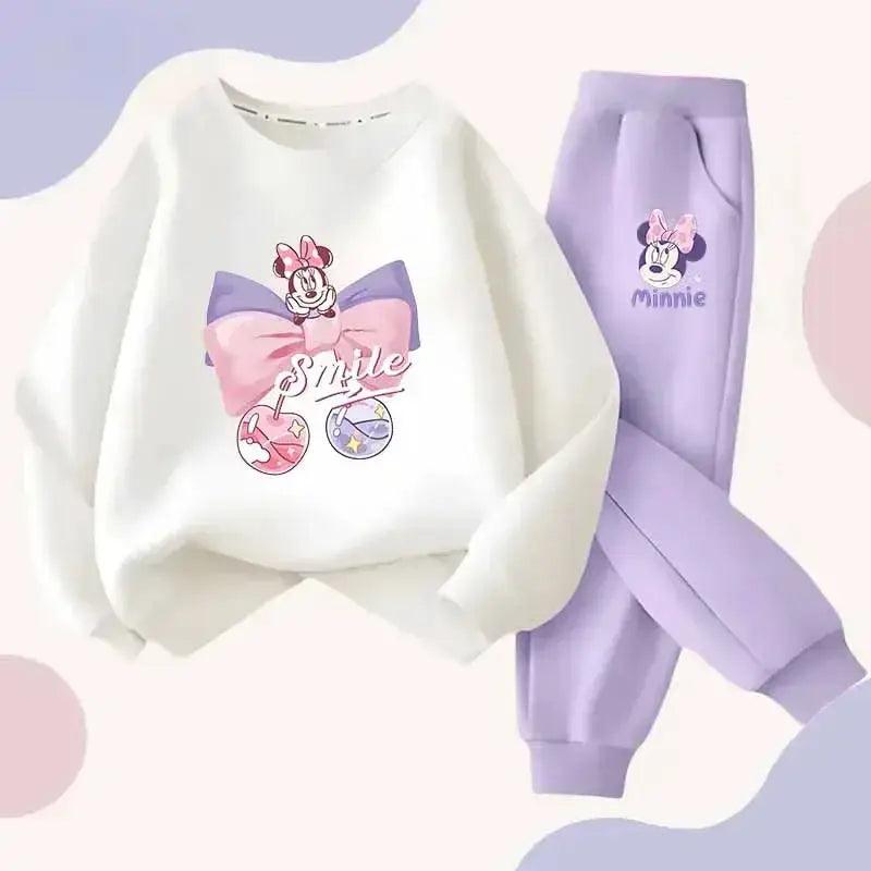  Polyester 4 To 6Y Minnie Bowknot Hoodie And Pants Set -  ToylandEU™