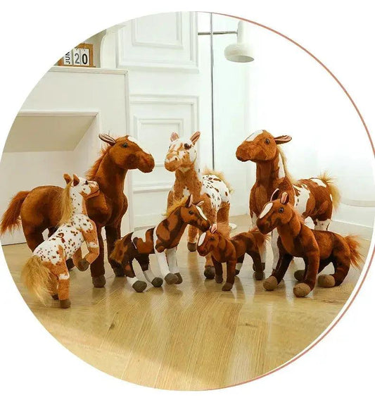  Pony Plush Toy Large Huggable Horse Doll Gift -  ToylandEU™