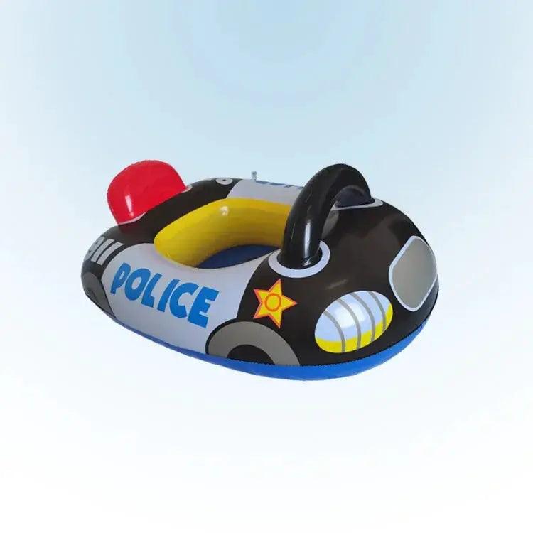  Inflatable Police Car Baby Pool Float Seat For Pool Fun -  ToylandEU™