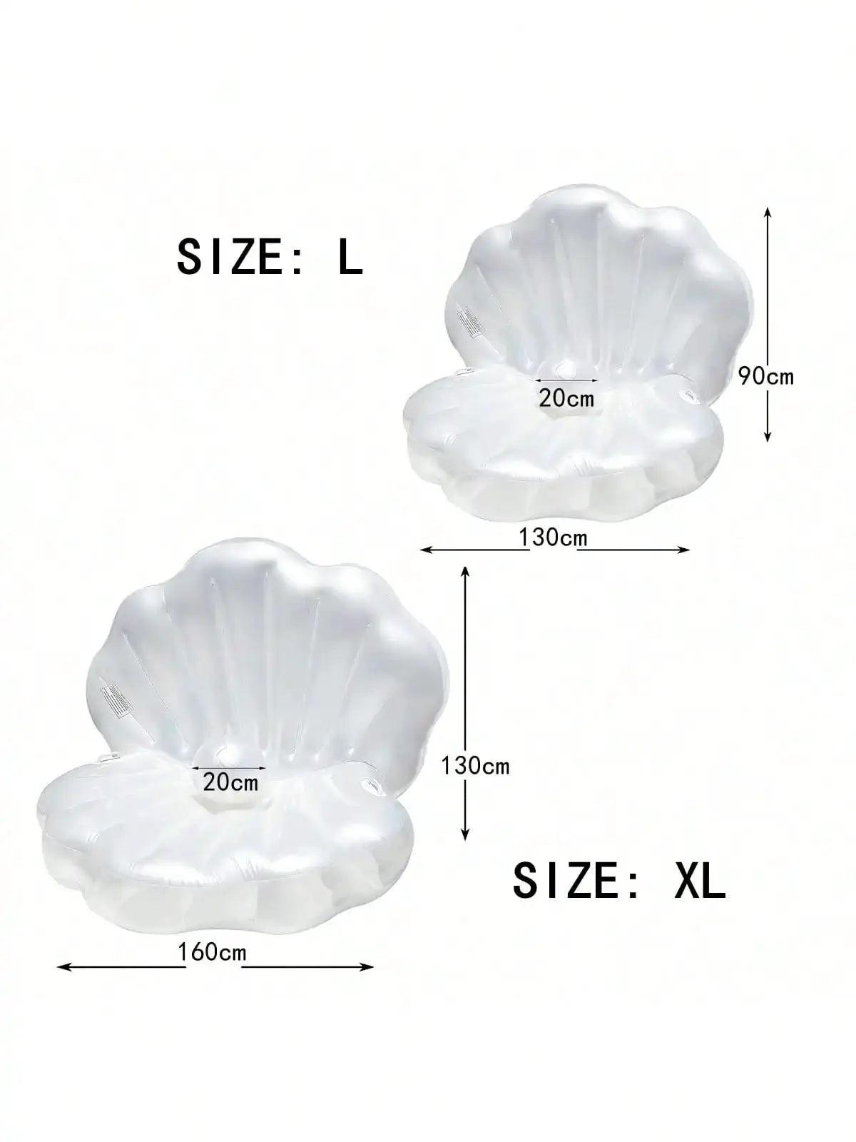  Inflatable Shell Shaped Pool Float With Pearl Ball -  ToylandEU™