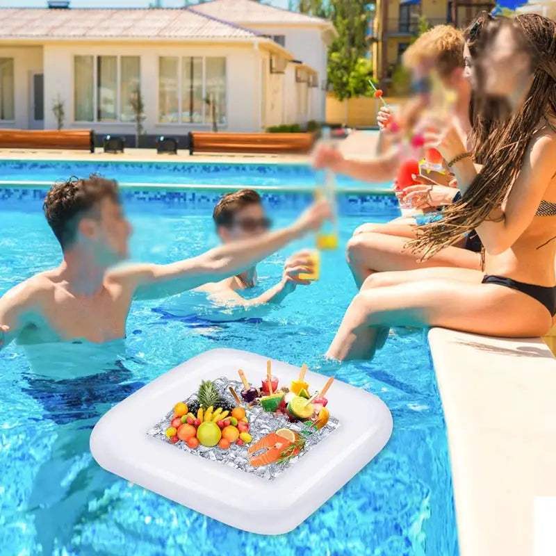  Pool Float Tray Inflatable Beer Cup Holder Organizer -  ToylandEU™
