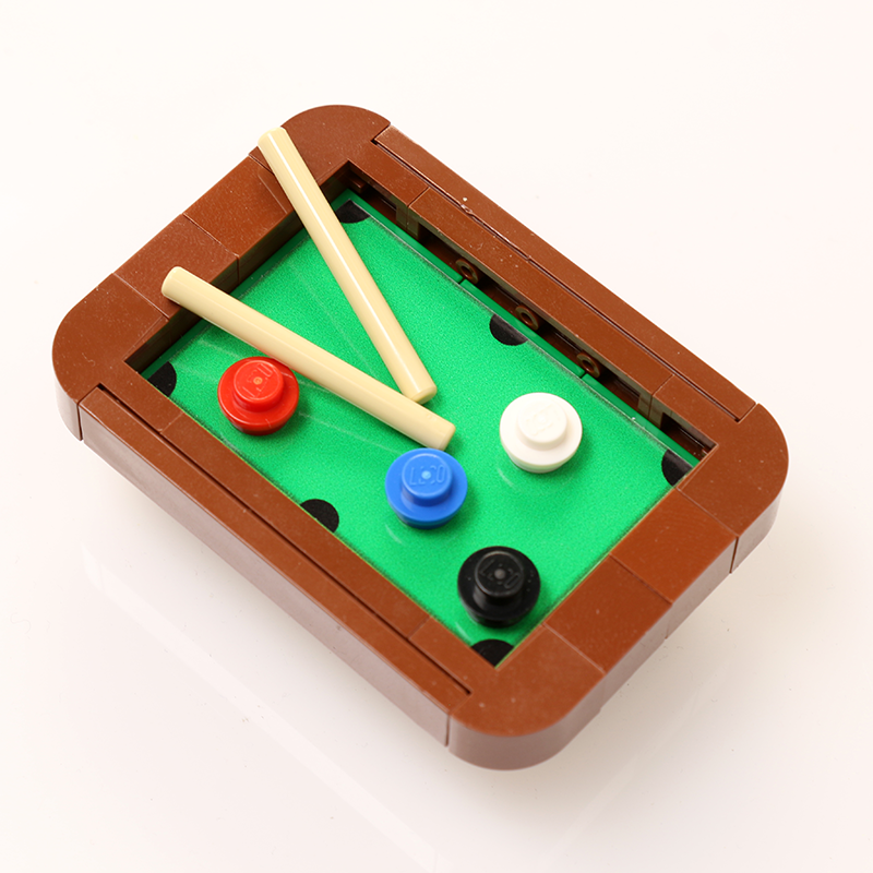 Pool Table Building Kit made from LEGO parts - ToylandEU
