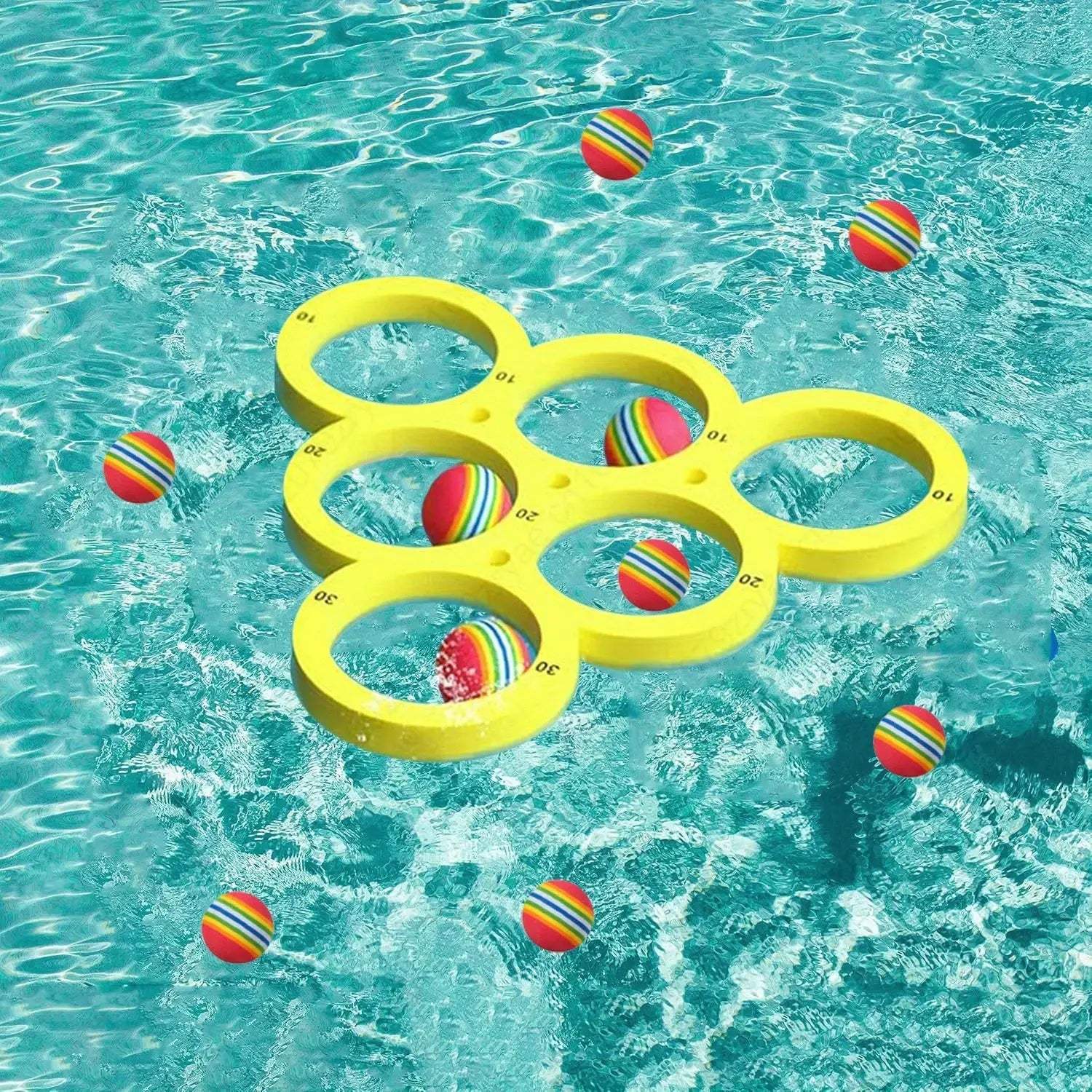  Pool Toss Game Set Floating EVA Balls Family Party -  ToylandEU™
