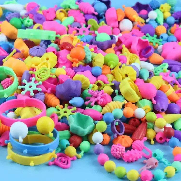 Pop Beads Craft Kit For Kids Jewelry Making Education - ToylandEU