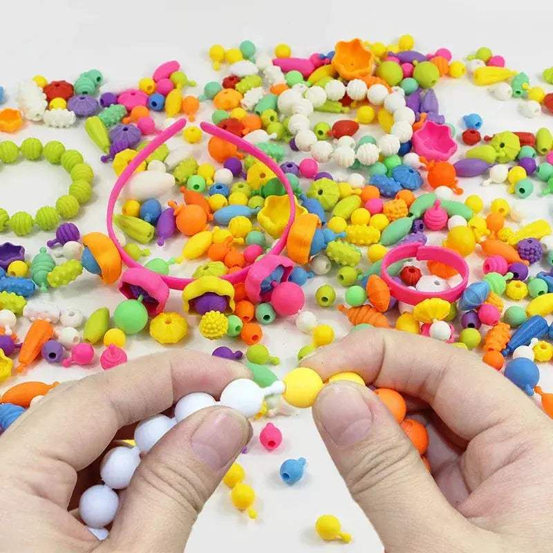 Pop Beads Craft Kit For Kids Jewelry Making Education - ToylandEU