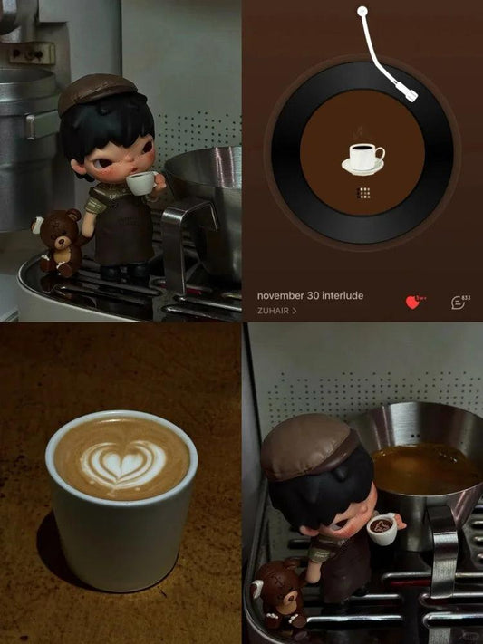  Pop Mart Figure Hirono Coffee Elevator Toylandeu™ 