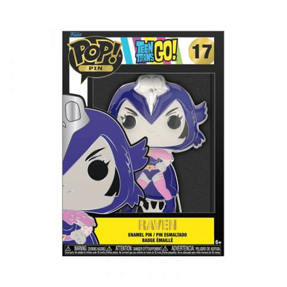 Pop Pins Raven Pin | Enamel Finish 4 Inch | Toylandeu™