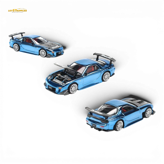  Mazda RX7 Diecast Blue Chrome Limited Edition -  ToylandEU™