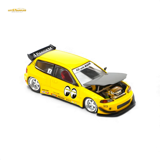  Pop Race Pandem Civic EG6 MOONEYES 1:64 -  ToylandEU™