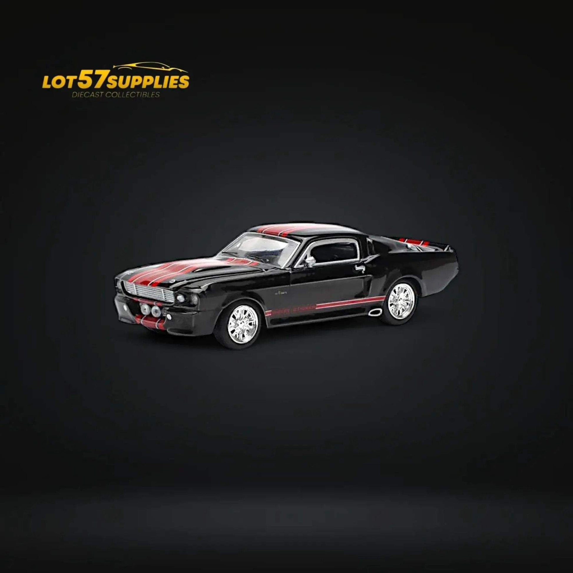 Pop Race Shelby Mustang GT500 Dark Chrome 1:64 - ToylandEU