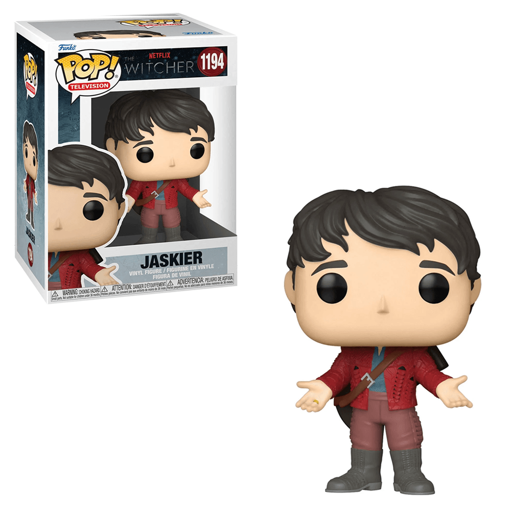 Pop Vinyl Jaskier Red Outfit 3.75in Figure | Toylandeu™