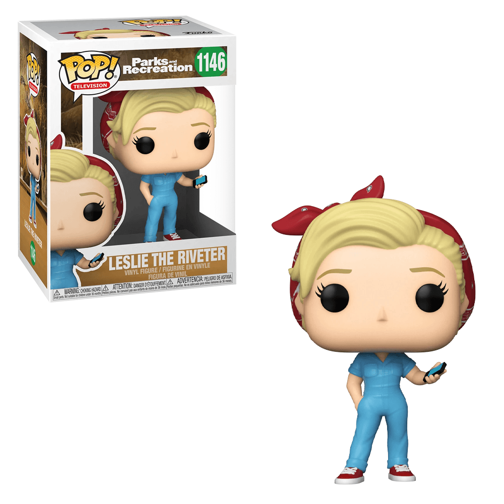 Pop Vinyl Leslie Riveter 3.75 Inch Figure | Toylandeu™