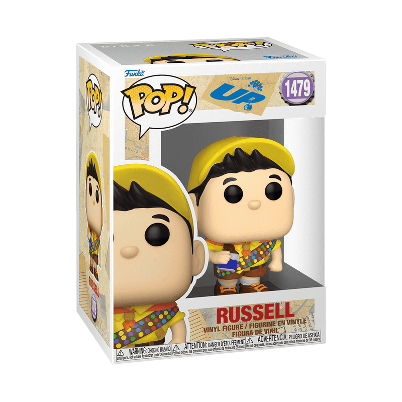 Pop Vinyl Russell Figure | 3.75in Up Movie | Toylandeu™