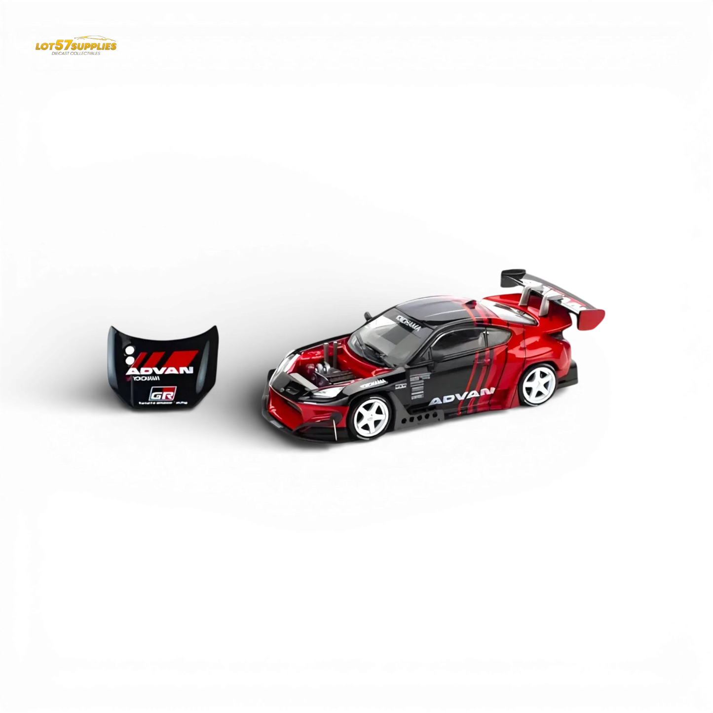 PopRace PANDEM GR86 ADVAN 1:64 - ToylandEU