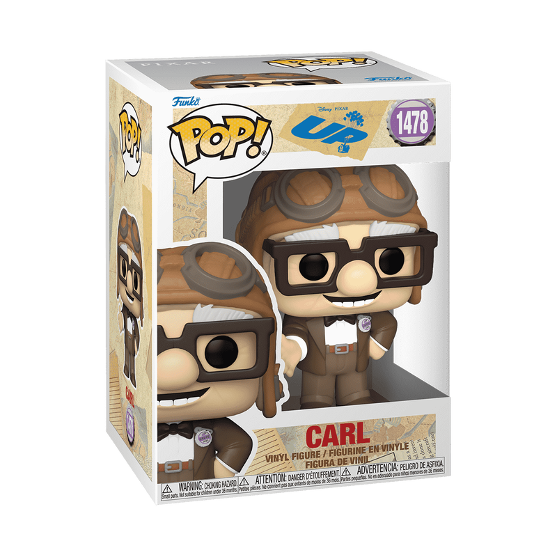 POP! Vinyl | Carl In Aviator Hat | 3.75-Inch Vinyl Figure | Window-Box Packaging